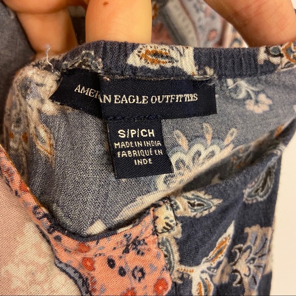 American Eagle Boho High Neck Dress - Picture 8 of 10